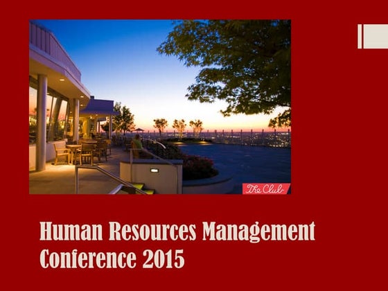 Hrmconference presentations