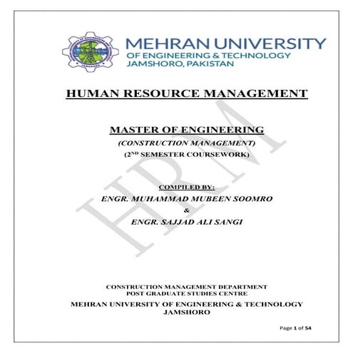 Human Resource Management