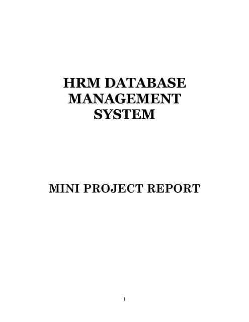 Hrm database-management-java-project