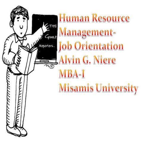 Hrm job orientation