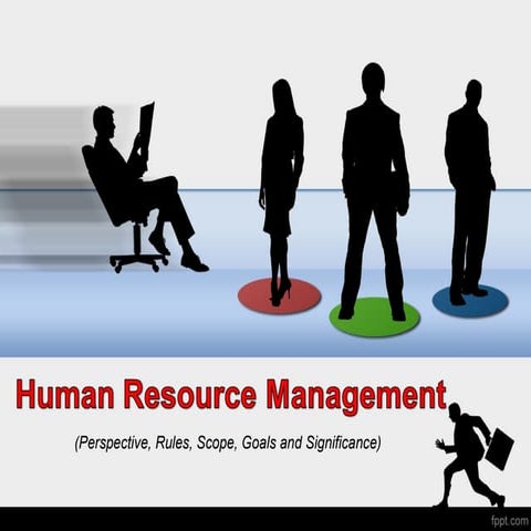Human Resource Management-Introduction