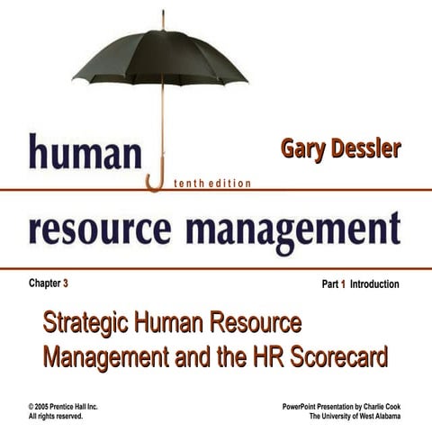 strategic Human resource management and HR Scorecard 4 | PPT
