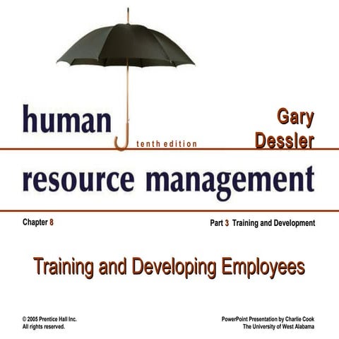 Training & development of employee