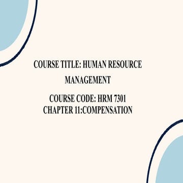Human resource managment chapter 11 powerpoint | PPTX