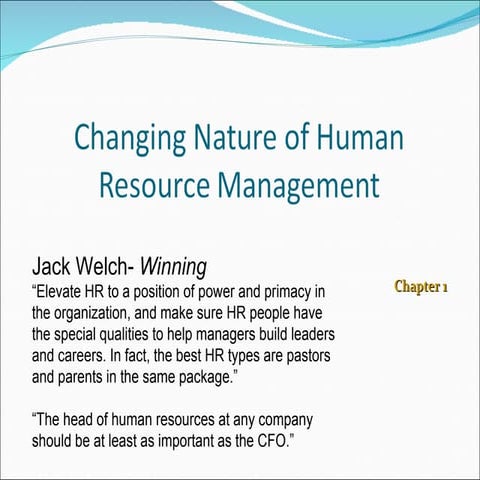 Hrm 381 chapter 1 intro to hr