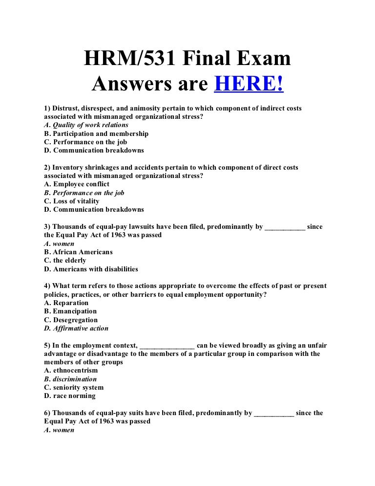 Hrm 531 final exam mcqs essay 08 picture