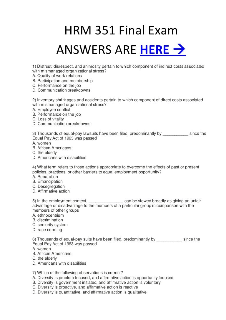 Hrm 531 final exam essay example 04 picture