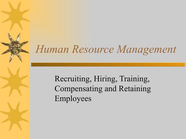 Hr management PPT Human Resources Business Hr management PPT Human Resources Business