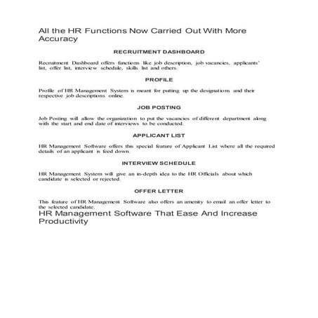 Hr management system