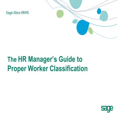 HR Managers Guide to Proper Worker Classification