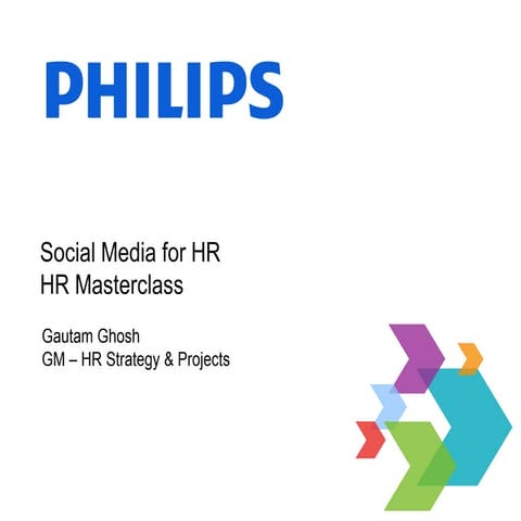 Social Media for HR masterclass to Philips India HR Team