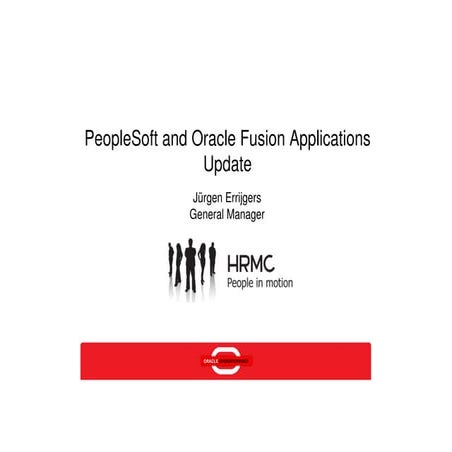 PeopleSoft and Oracle Fusion Applications Update