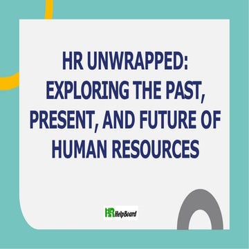 HR Meaning, Definition, Concept, Evolution and History