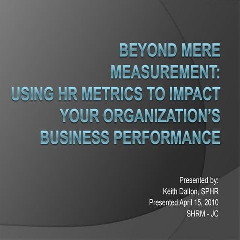 HR  Metrics 3 0