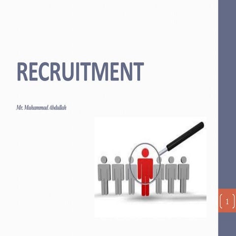 Recruitment & Selection