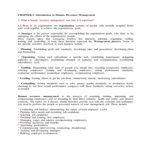 HRM final theory 2017