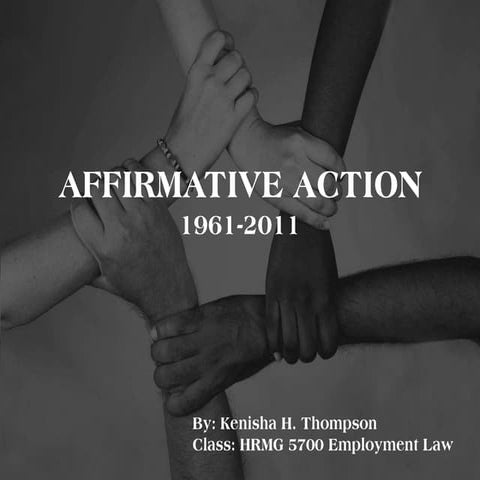 Hrmg 5700 affirmative action presentation