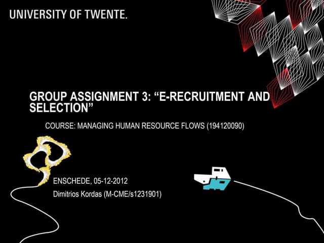 e-Recruitment & Selection 