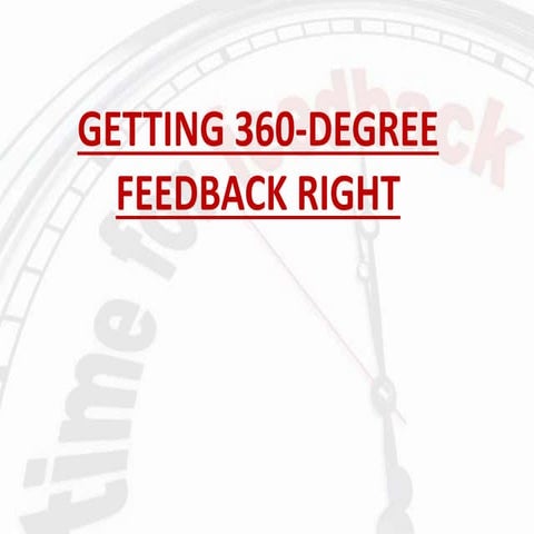 getting feedback 360 right 