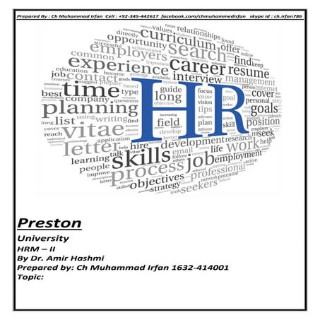 Human Resource Management II