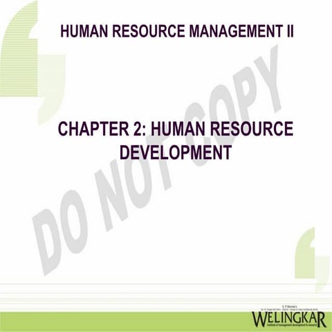 Human Resource Development
