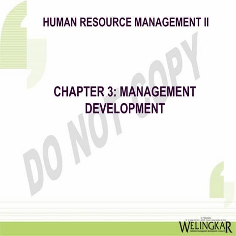 Management Development