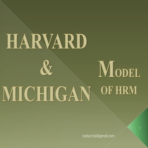 Hrm models