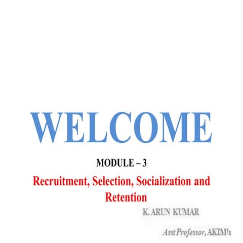 HRM module 3