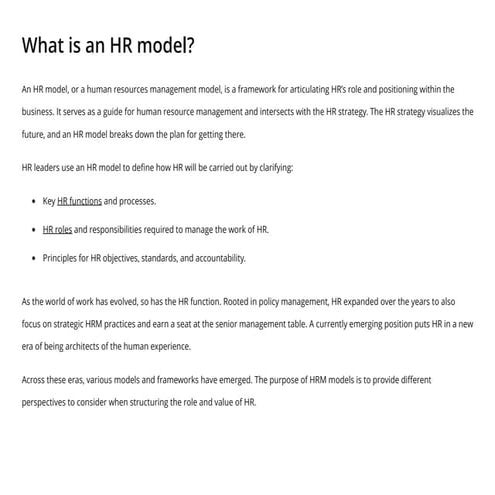 HR Models.pdf The Mode discusses by describing