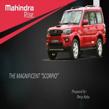 HRM aspect of Mahindra Scorpio