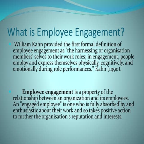 Employee Engagement