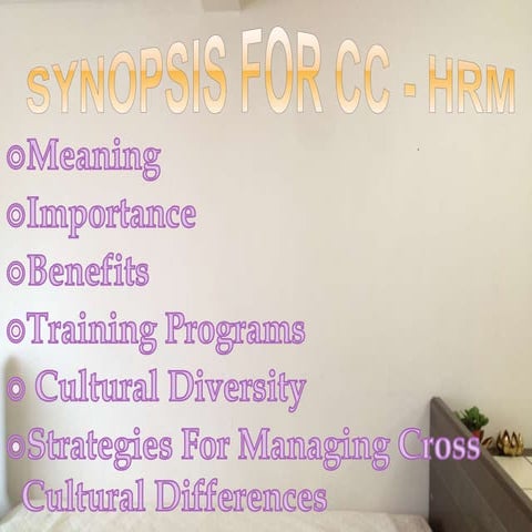 cross culture management