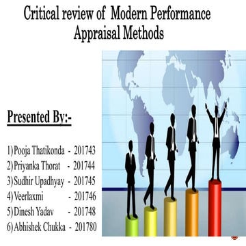 Modern Performance Appraisal Methods