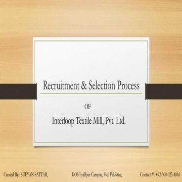 HRM Complete (HRM structure, Recruitment, Selection, Orientation, Training & ...