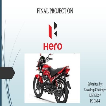 Hero MotoCorp HR presentation