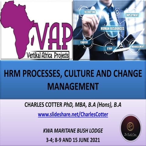 Human Resources Management (HRM) Value Chain Processes, Organizational Cultur...