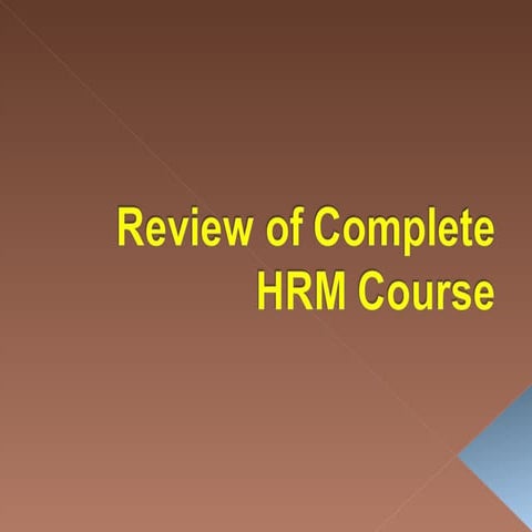 HRM review book