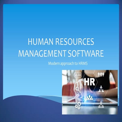 Human Resources Management Software