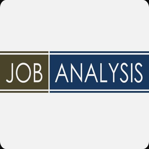 Job Analysis