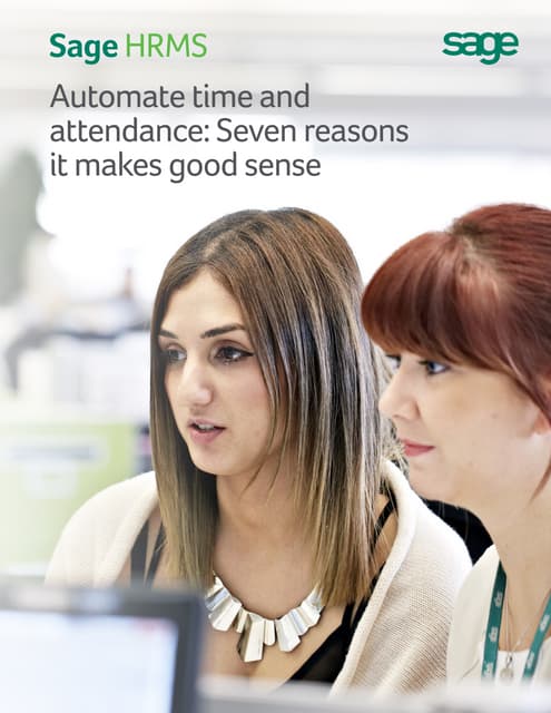 Automate time and attendance: Seven reasons it makes good sense