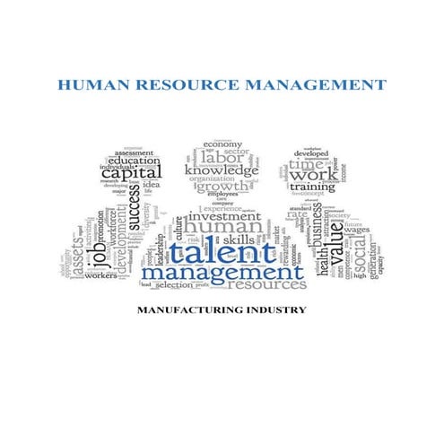 Talent Management (Manufacturing Industry)