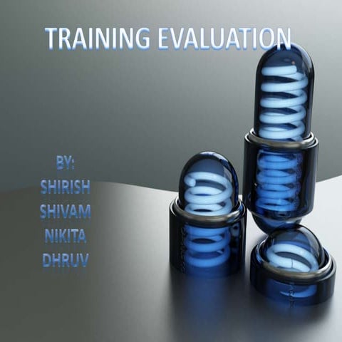 Training evaluation