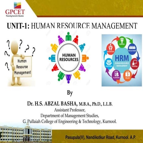 Human Resource Management