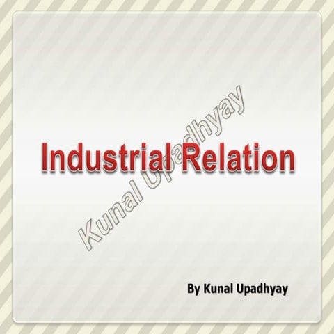 HRM-SEM-4-Industrial Relation