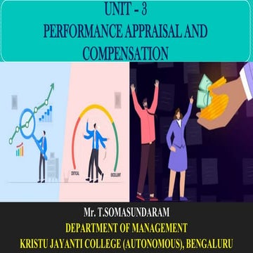 Performance Appraisal and Compenation Management