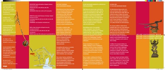 Helina Rautavaara museum brochure