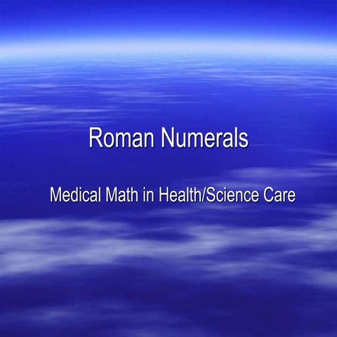 H Roman Numerals (1).ppt