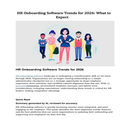 HR Onboarding Software Trends for 2026: What to Expect | PPTX