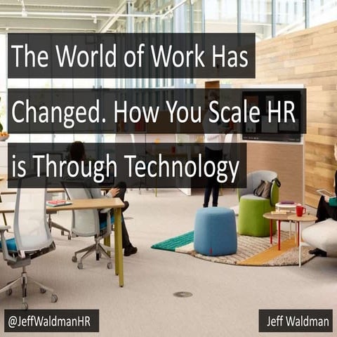 The World of Work Has Changed. How You Scale HR is Through Technology