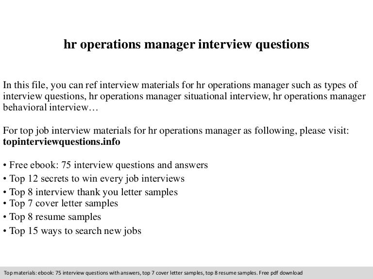 hr director interview questions